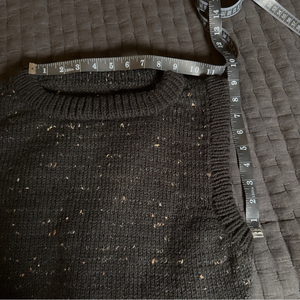 Black Knit Sweater Vest - Picture 6 of 6